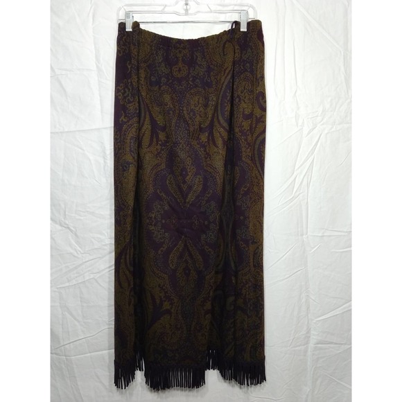 Nina Leonard Vintage Two-Piece Skirt Scarf Set - Picture 5 of 14